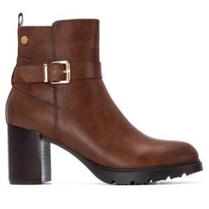 NEW XTI women's 144300 ankle booties in camel